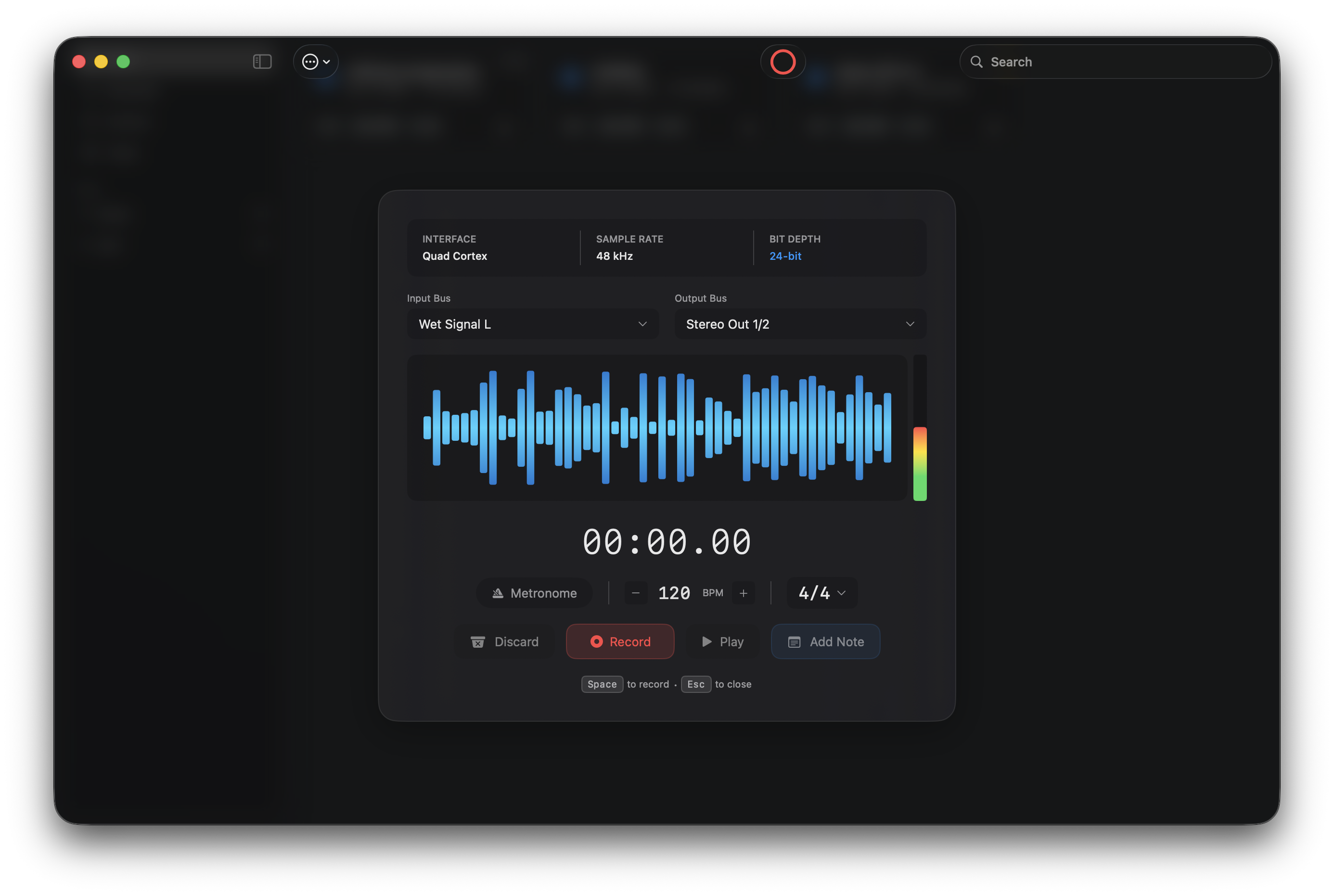Otone Recording Interface